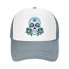 Angry Wolf Head Graphic Trucker Hat Adjustable Mesh Baseball Cap Unisex Outdoor Sun Protection