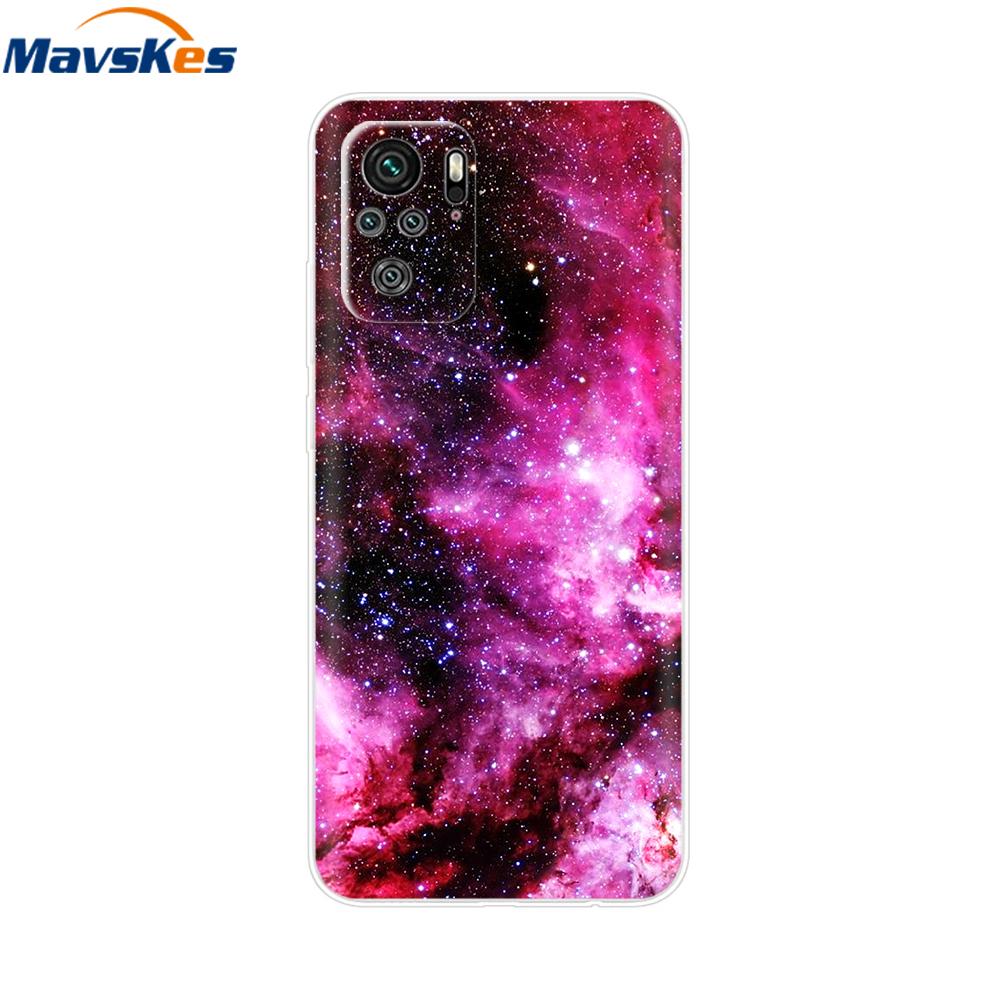 For Redmi Note 10 Case Note 10s Cover Phone Cases For Xiaomi Redmi Note 10 Pro note10 10 s Tpu Silicone Back Bumper Fundas Coque