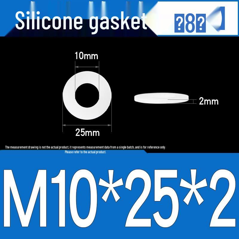 Silicone High-Temp Waterproof Gasket & Shock Absorbing Seal Pad