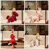 Creative Plush Pony Keychain Mascot Doll New Year Horse Hanging Funny Pony Key Ring  Bag Key Decor