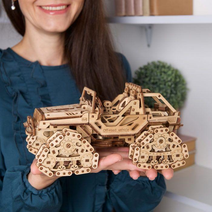 Tracked Off-Road Vehicle - Ugears - Puzzle 3D en bois