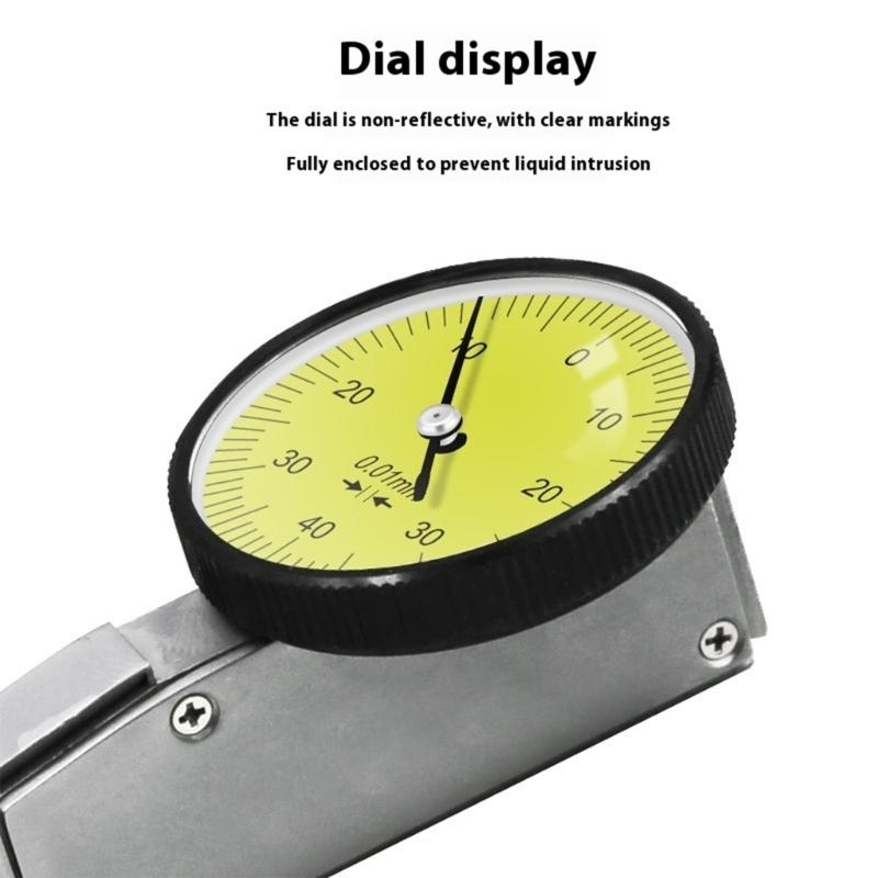 Heavy Duty Aluminum Gauges Indicator Magnetic Mount System High Visibility Marking Workshop Essential for Machining Use