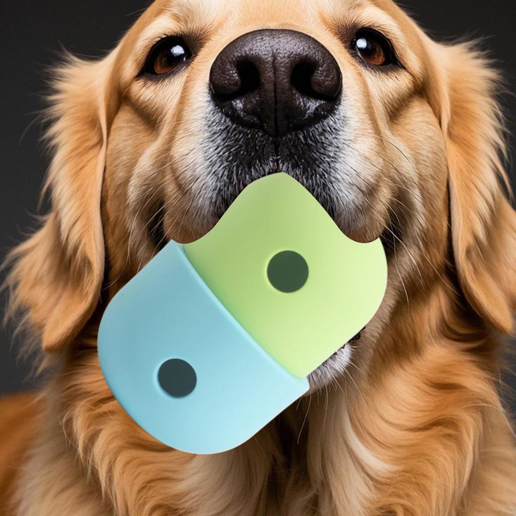Dog Treat Toys Bite-resistant Dog Chewing Food Dispenser Ball Pet Supplies Puppy Treat Puzzle Toy For Medium Small Large Puppies