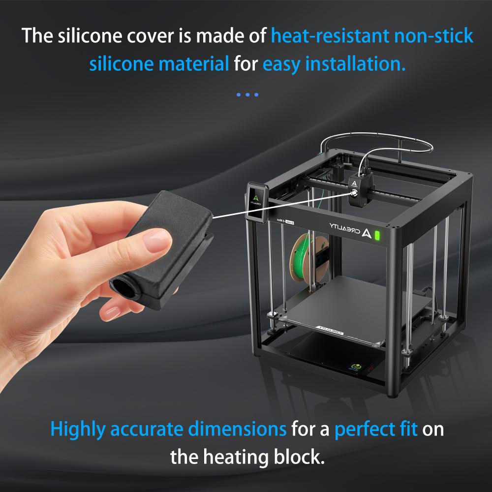 For Creality Ender5 Max Hotend Silicone Sleeve Hotend Block Protector Silicone Socks For Ender 5 Max 3D Printer Accessories