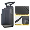 Easy to Install Vehicle Seat Mounted Tissue Holder and Storage Bag for Tissues and Small Items Waterproof Leather