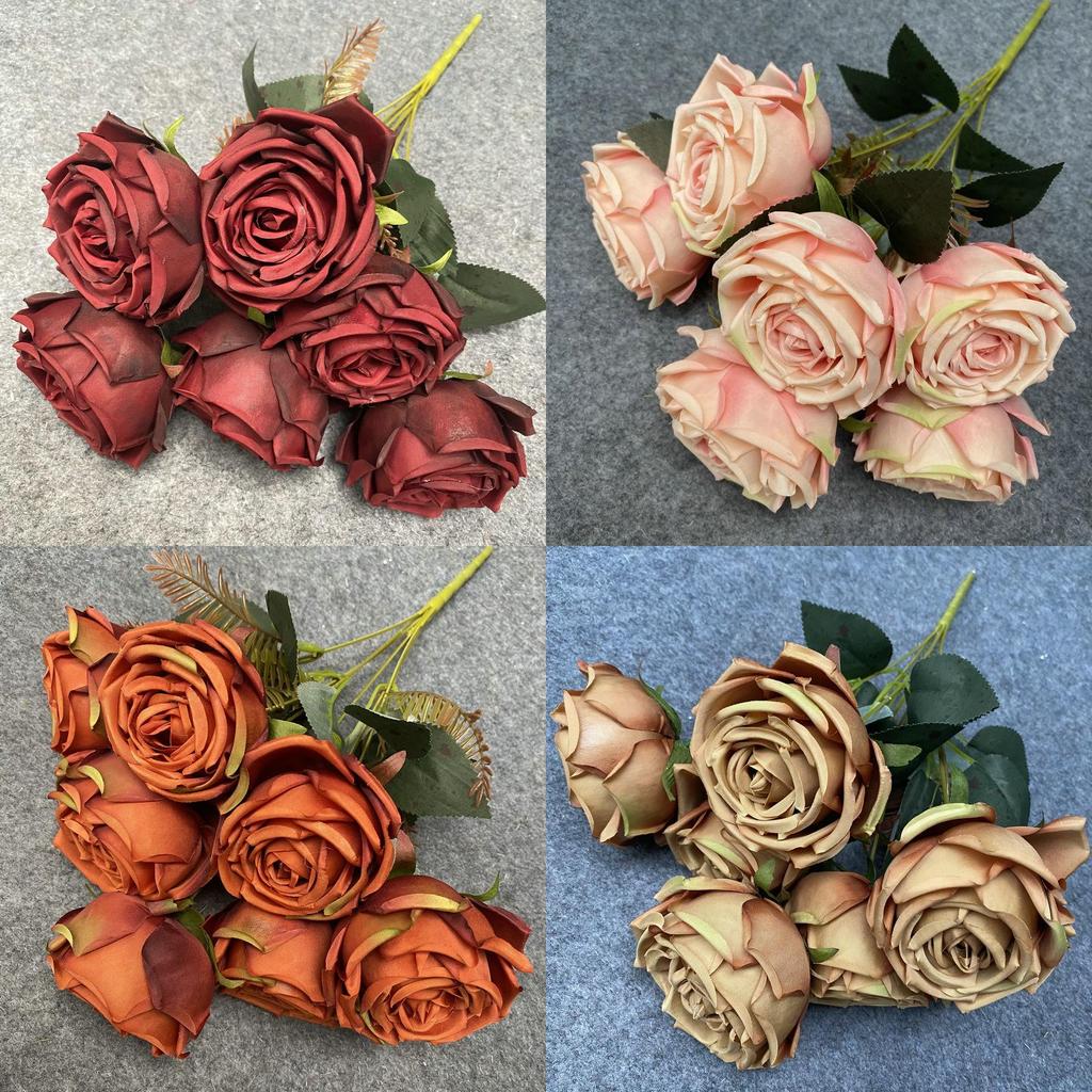 Realistic Fake Flower Arrangement For Home Living Room Wall Decor And Event Settings