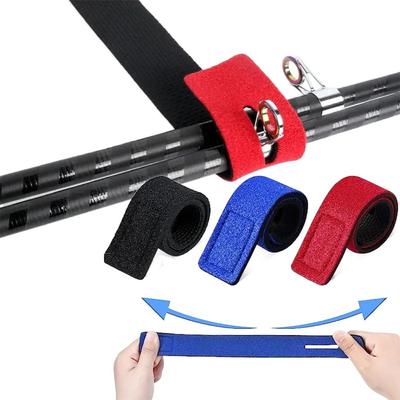 Fishing RS3 Lure Fishing Rod Holder Belt Strap With Rod Tie Suspenders Wrap Fishing Tackle Boxes Tools Box Accessories