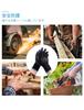 DONFRI Bulk Purchase Light Work Thin PU Gardening Abrasion Resistant Gloves, Gloves, Black, Gloves, Non-Slip, (Size 12, S)