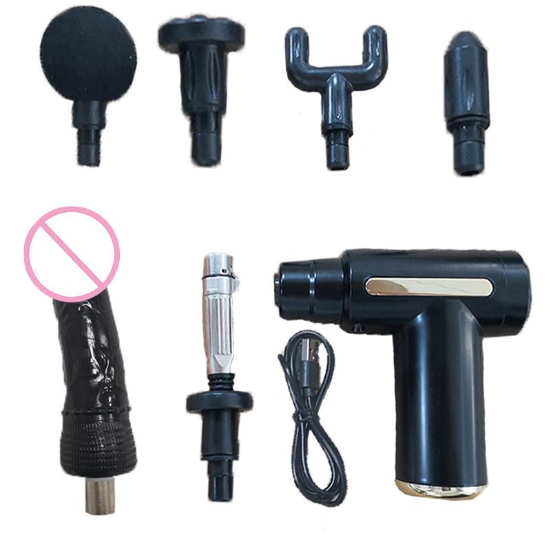 2in1 Penis Dildos Vibrators Gun Fascial Massager Adult Sexy Toysfor Woman G Spot Anal Clit Stimulator Sexy Accessories Sex Shop