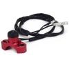 Red CNC Billet Motorcycle Engine Stop Start Kill Switch Button For Dirt Pit Bike