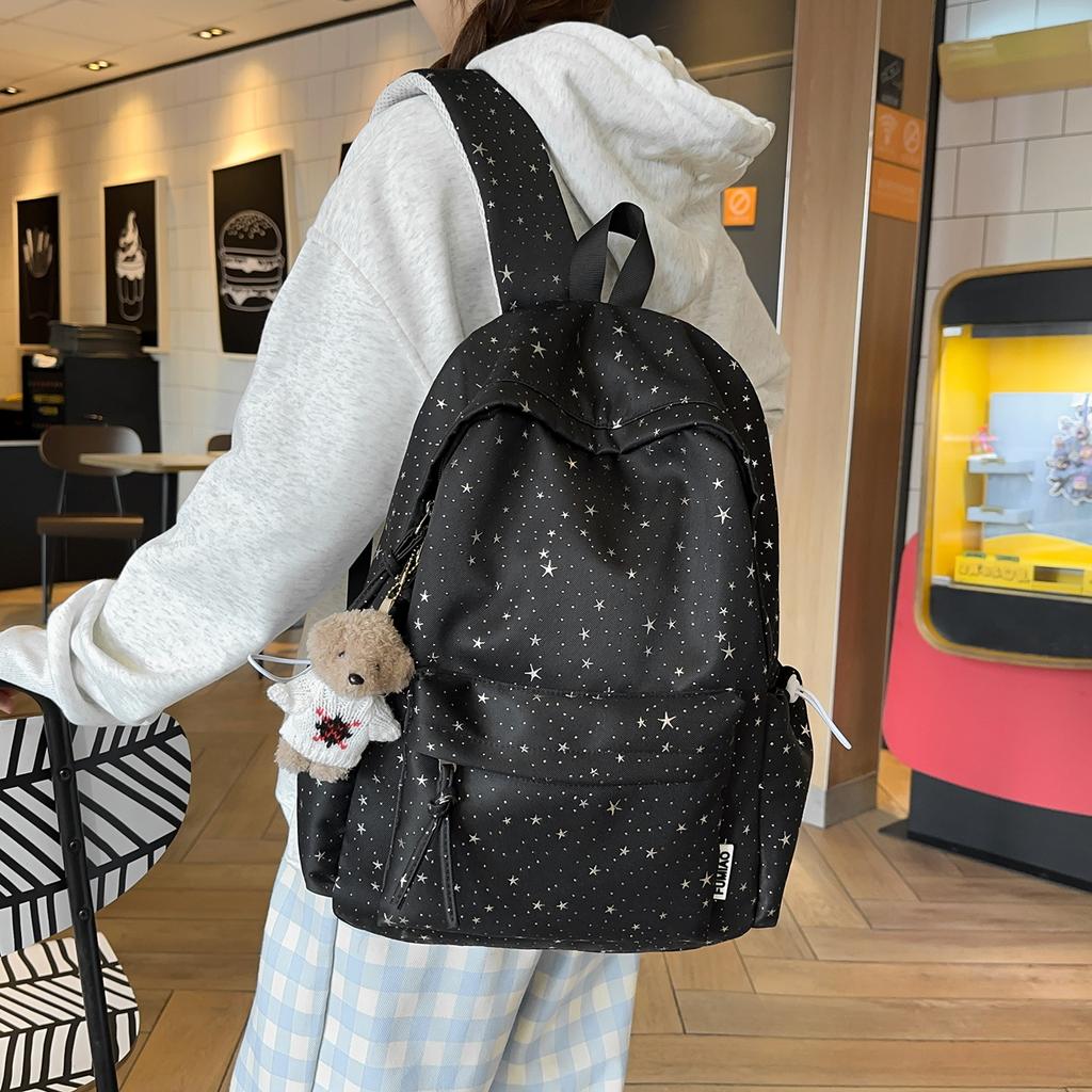 Schoolbag Gypsy Backpack for Men and Women with Large Capacity Japanese Small Fresh Schoolbag for Women's New Simple and Fashionable Junior