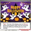 Party Backdrop Halloween Moon Flat Witch Pumpkin Event Photo Background Party Decor