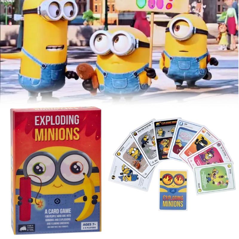 Exploding Minions Card Game With Interactive Fun For Family And Friends