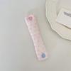 INS Style Fabric Cord Snap Tie Cute Data Cable Organizer Fixer Reusable Holder for Earphone Line Office Home Travel Daily Use