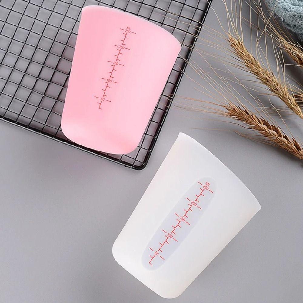 Scale Graduated Cup Silicone Milk Cup Mixing Cup Tools Measuring Cup Jewelry Making