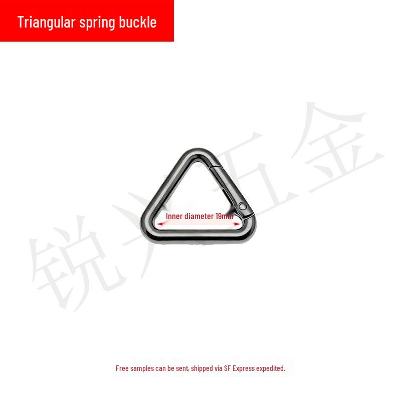 Heart-Shaped Zinc Alloy Spring Buckle Keychain for DIY Jewelry & Bags