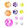 Sparkling Effect Button Pendant Mold Holographic Resin Button Mold DIY Jewellery