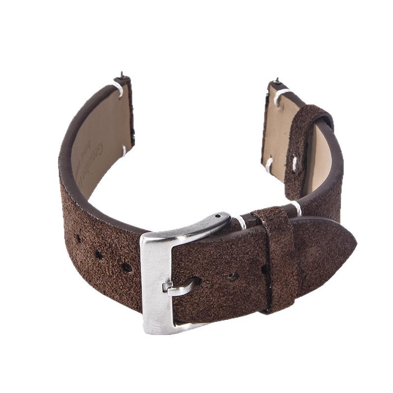 Suede Leather Universal Smart Watch Strap 20/22mm