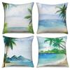 Modern Sofa Square Pillowcase Home Decor Hawaiian Scenery Throw   Cushion Cover