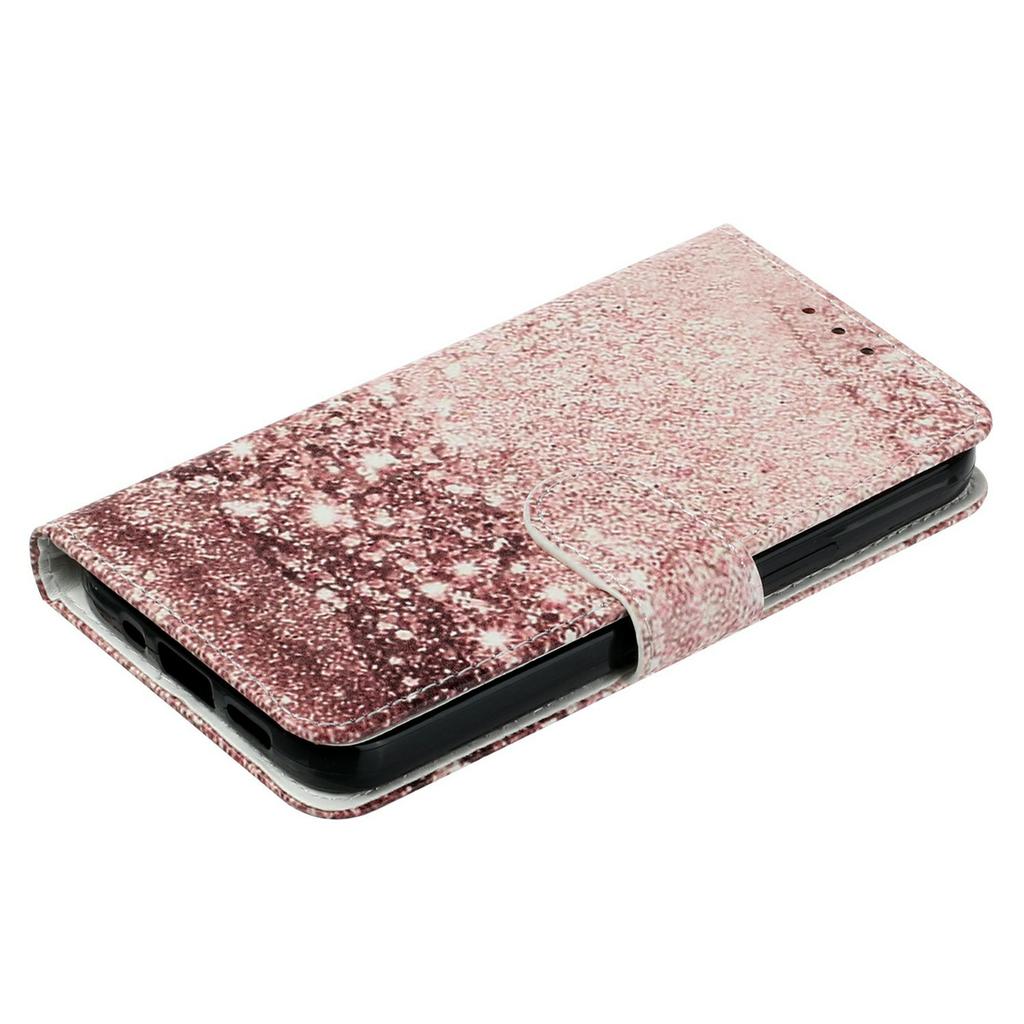 Stand Case for Motorola Edge 60 5G/60s 5G/60 Fusion 5G Marble Painted Folio Flip Leather Wallet Phone Cover
