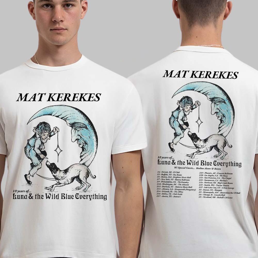 

Mat Kerekes 10 Years Of Luna And The Wild Blue Everything 2026 T-Shirt M