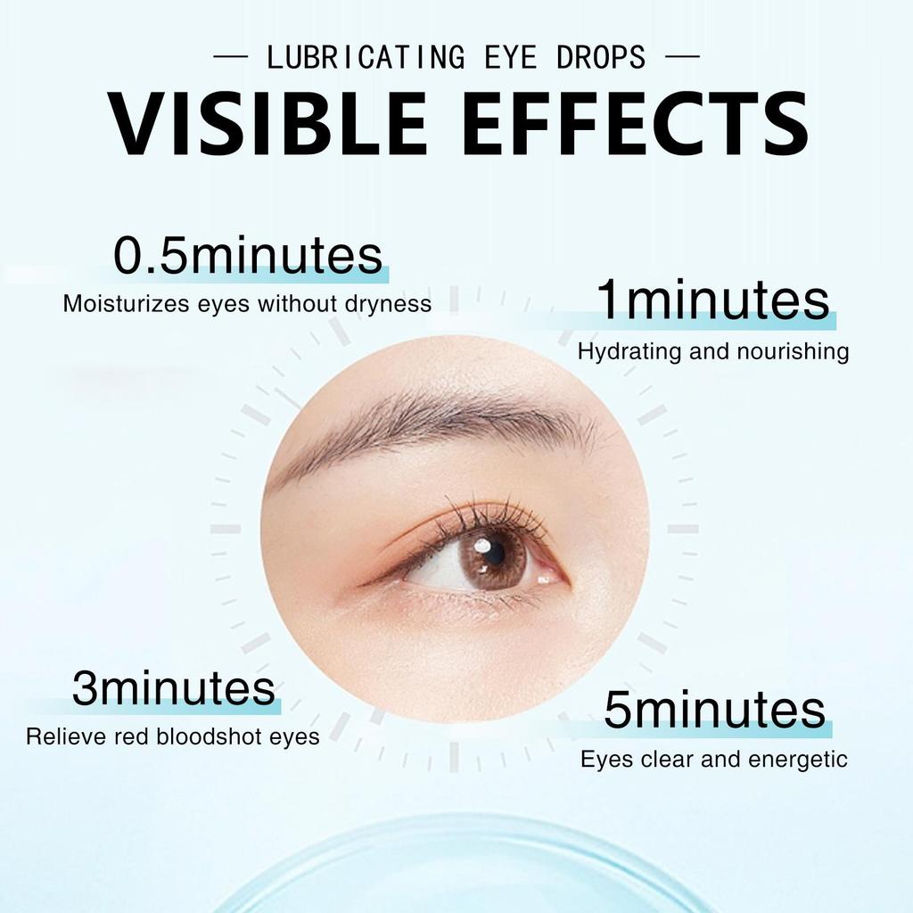 1.8ml*10pcs Eye Drops Relieve Eye Discomfort Repair Eye Fatigue Dryness Blurred Vision Moisturizing Eye Care Solution