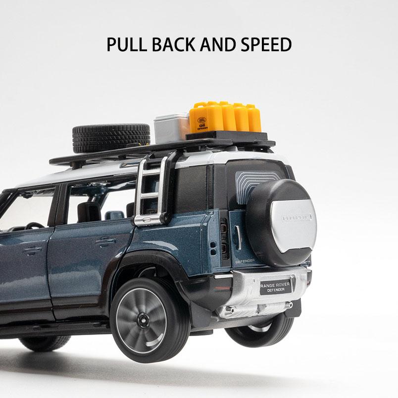 1:32 Scale Defender 2022 City ORV Alloy Car Model, Diecasts Metal Toy Sports Car Model with Sound and Light for Children Gifts