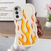 Creative Flame Fire Soft Phone Cover Case for Samsung Galaxy A16 A14 A11 A52 A21s A15 A13 A12 A33 A05 A04 A53 A22 A23 A06 A03