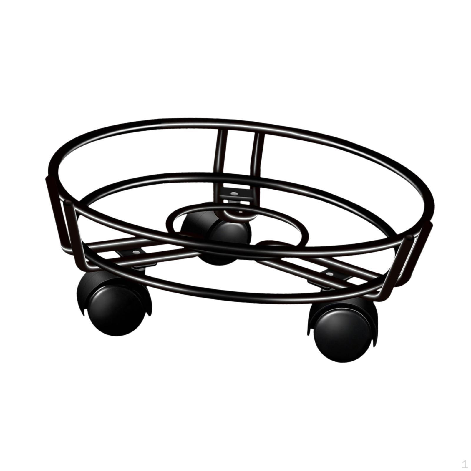 

Подставка для цветочных горшков на колесиках, запираемая тележка для горшечных растений, ваз, тяжелых горшков 32cmx9.5cm