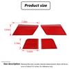 4xInner Red Door Handle Panel Decor Trim Cover For Ford F150 21+  Accessories