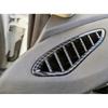 For - Hyundai Sonata Carbon Fiber Interior Dashboard Air Vent Cover Trim