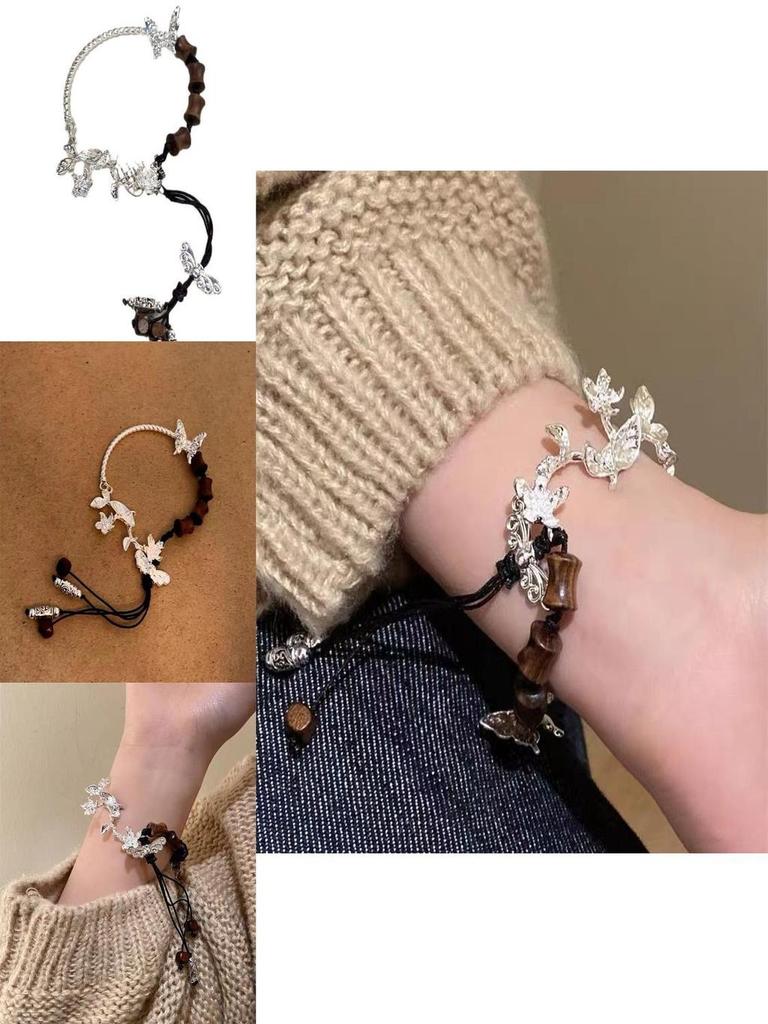 Contemporary Geometric Design Butterfly Bracelet Ideal For Travel Souvenirs Women