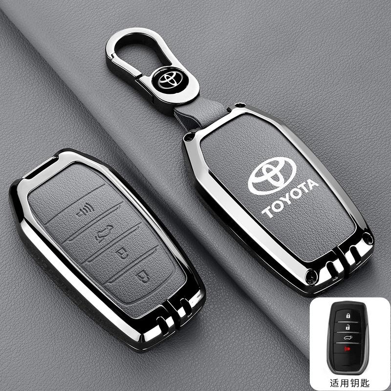 Car Key Case Cover Bag For Toyota Tacoma Fortuner Corolla Venza Grand Highlander RAV4 XSE Prime Land Cruiser Hilux 2023 2024