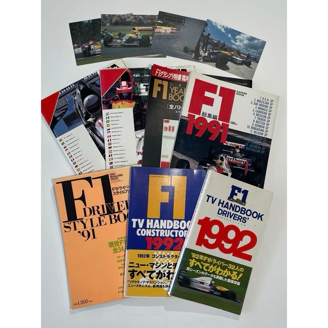 Used F1 Grand Prix Guidebook Official Book Postcard