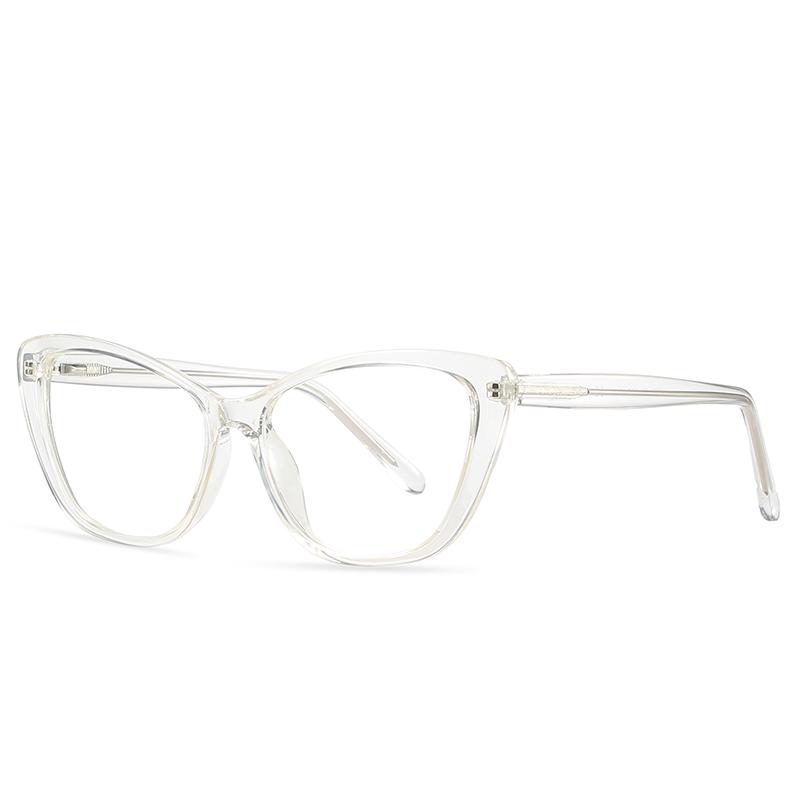 

Diopter 0 -0.5 -0.75 To -6.0 TR90 Cat Eye Prescription Glasses For The Nearsighted Blue Light Blocking Student Myopia Spectacles 0