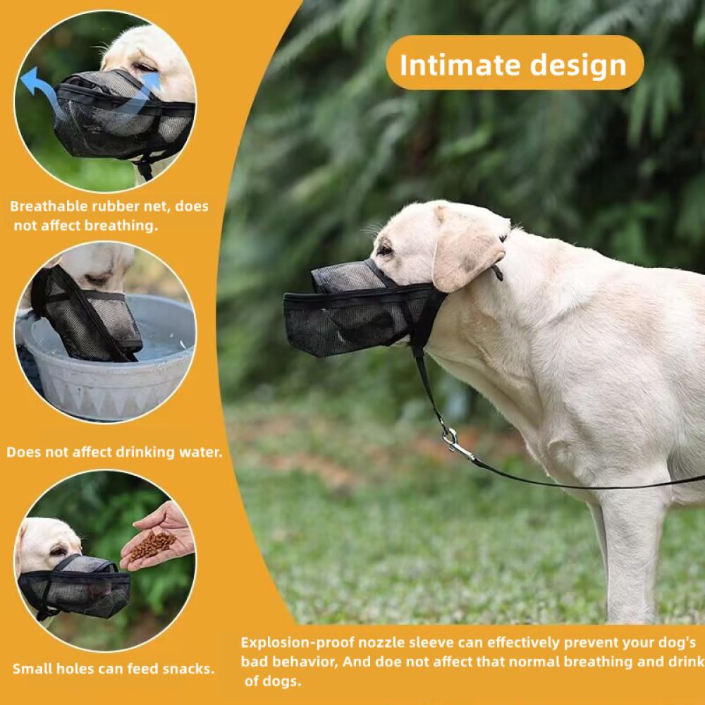 Explosion-proof Punch Dog Muzzle Anti-biting Anti-barking Anti-munching Dog Muzzle 