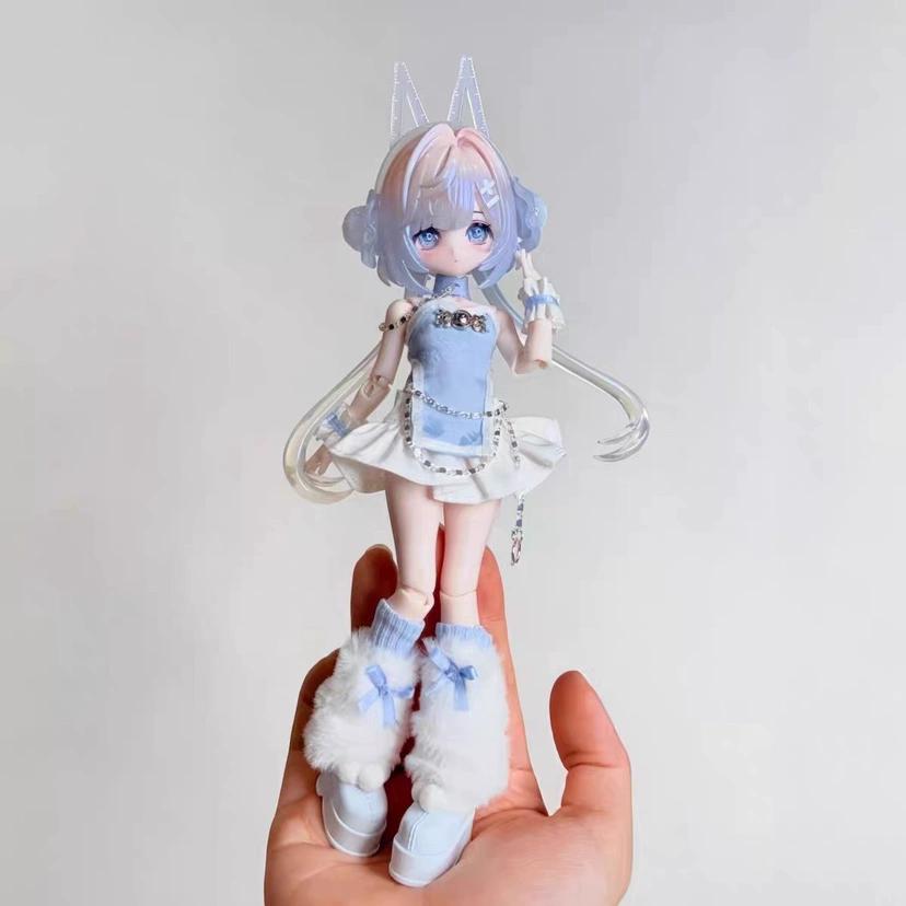 Come4Free Minty V3 Lucky Little Sign Spirit Series  Cute Doll Movable 1/8 Bjd Action Figurine e Christmas Present