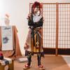 ROLECOS Game   Shikanoin Heizou Cosplay Costume Brown Men Cosplay Costume Halloween Top Pant Uniform Full Set