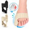 Thin Lightweight Hallux Valgus Corrector Leather Material Big Toe Corrector  Day Wear