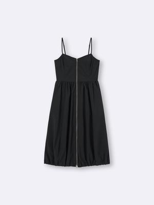 Front Zip Bubble Hem Dress+os  Us Specification 