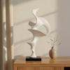 Abstract Dancer Sculpture Wabi-Sabi Aesthetic Woman Figurine Modern Decorative Sculpture Sandstone Room Display Decoration
