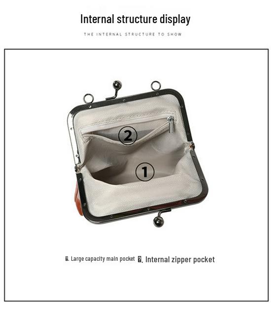 2025 Retro Nischendesign Handtasche - It-Girl Vibe Clip-Tasche