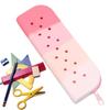 Holes Silicone Pencil Case Soft Stationery Storage Bag Breathable Pencil Pouch Office