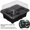 12Holes Seedling Trays Seed Starter Tray Plastic Nursery Pots With Breathable Hole Planting Seed Growing Starting Seedling Tray