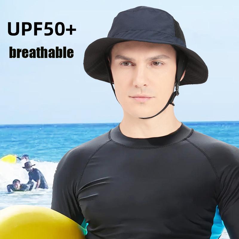 Trendy Breathable Fisherman Hat Men and Women Wide-eaves Outdoor Sunshade Beach Hiking Adventure Fishing Surfing Bucket Hat