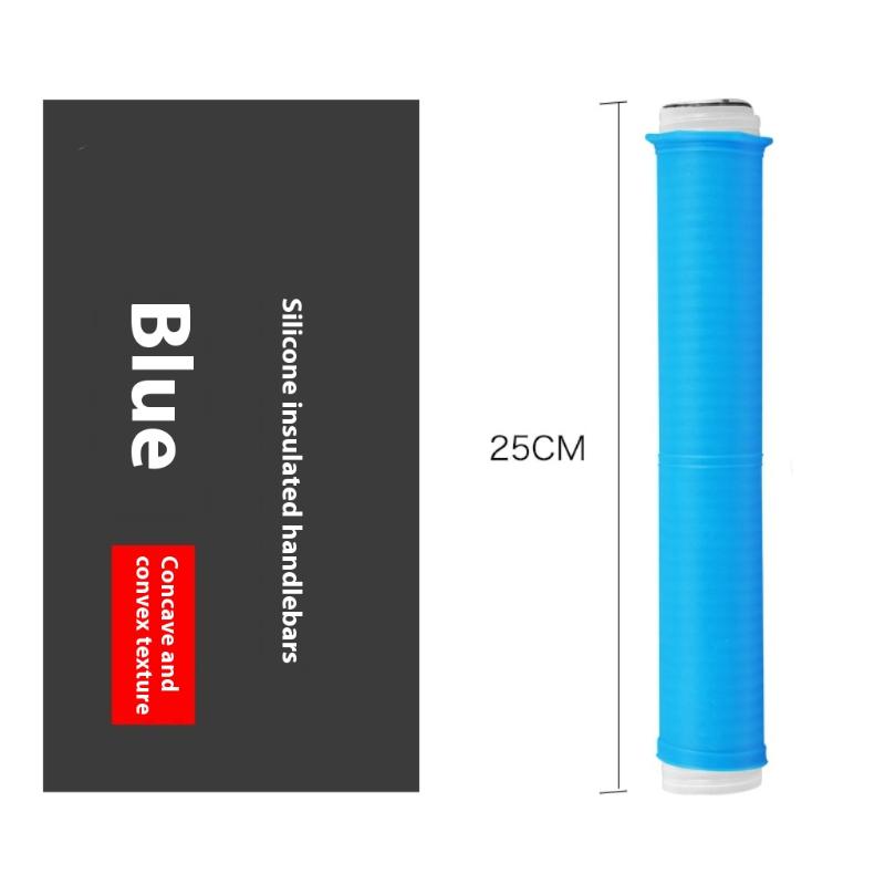 Чехол для удилища Противоскользящая мягкая рукоятка Универсальный чехол для удилища Амортизация Эластичный протектор рукоятки удилища Рыболовные снасти синий