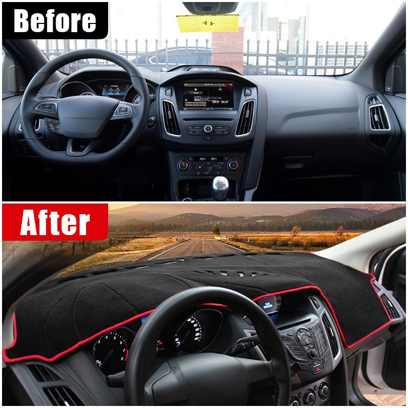 For Ford Focus 3 MK3 2011 2012 2013 2014 2015 2016 2017 Car Dashboard Sun Shade Cover trument Desk Non-slip Mat Accessories