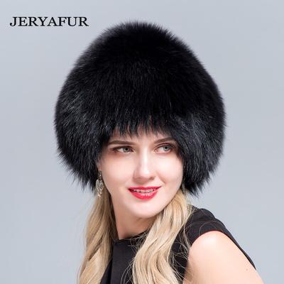 Жіноча зимова шапка Лисна шапка з лисиці