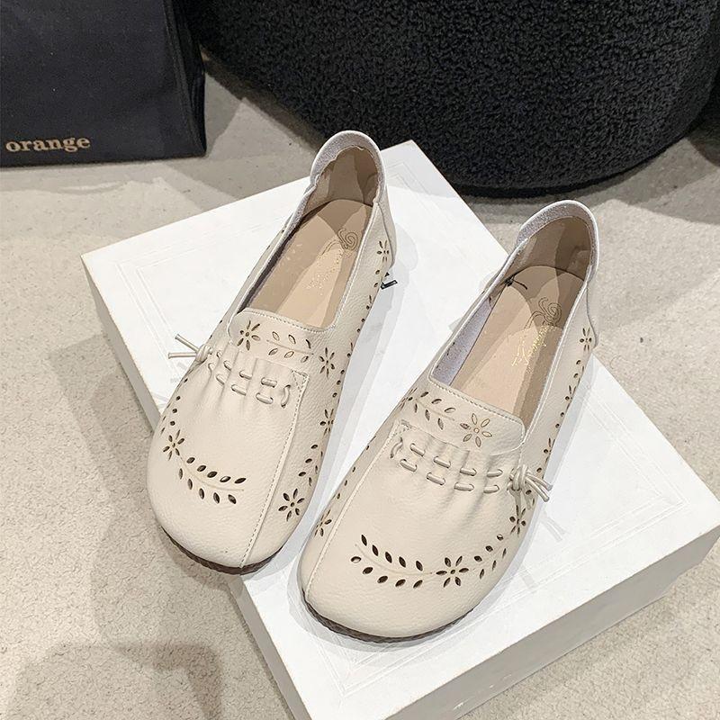 

Temperament mother shoes one foot soft-soled Doudou shoes women s 2025 autumn new comfortable soft-soled flat-soled non-slip single shoes 35