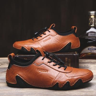Zapatos de Hombre Zapatos Marea de Primavera Zapatos de Cuero Negros para Hombre Zapatos Casuales para Hombre Zapatillas de Moda para Hombre